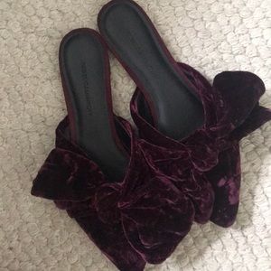 Rebecca Minkoff Velvet Slides